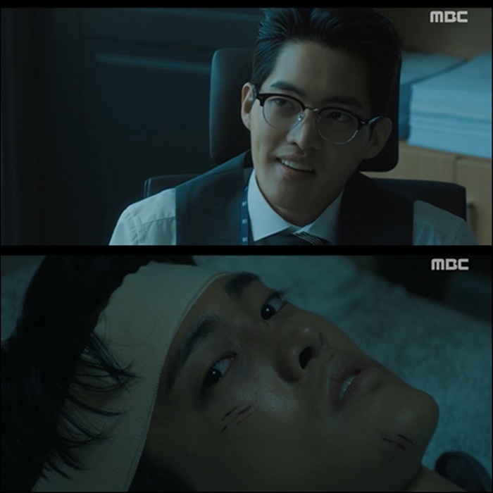 신하균에게도 밀리지 않는 소름 연기를 선보이고 있는 김건우 / MBC '나쁜형사' 방송화면 캡처