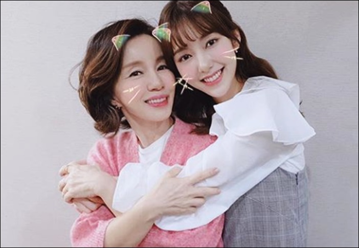 '하나뿐인 내편'에서 모녀 사이로 활약한 (사진 좌측부터) 임예진과 나혜미 / 나혜미 인스타그램