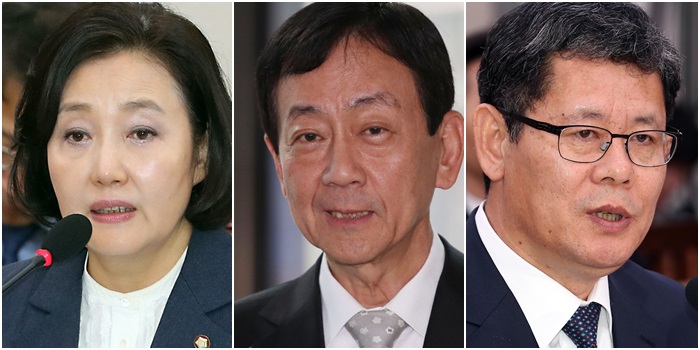 문재인 대통령이 박영선, 진영, 김연철 후보자에 대해 국회 청문보고서 채택불발에도 불구하고 장관으로 임명하겠다는 의지를 보였다. /뉴시스