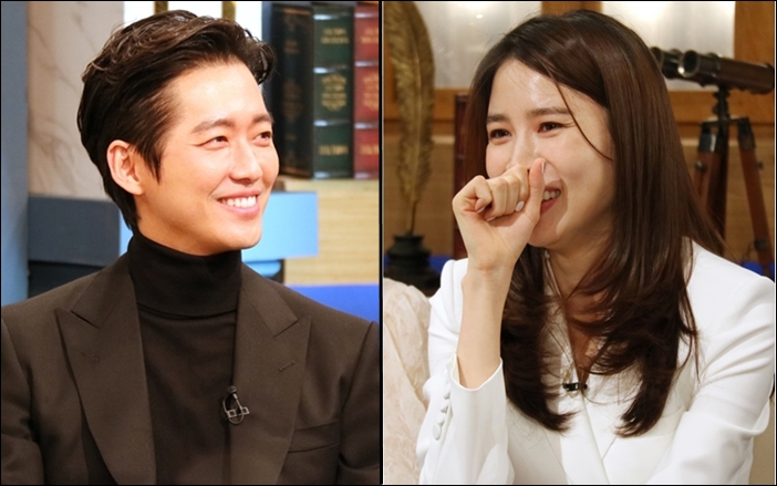 남궁민(사진 좌측)과의 러브스토리를 공개하는 진아름 / KBS 2TV '해피투게더4' 제공
