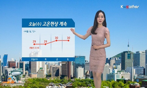[날씨] 오늘(수) 고온현상 계속… 서울 29℃·대구 30℃