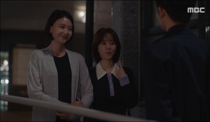 '봄밤'에서 활약 중인 (사진 좌측부터) 임성언과 한지민 / MBC '봄밤' 방송화면 캡처