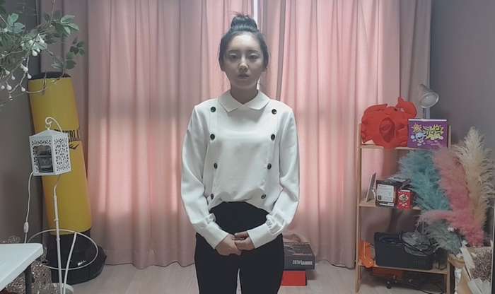 성희롱 논란 관련 사과 영상을 게재한 외질혜 / 외질혜 유튜브 영상 캡처