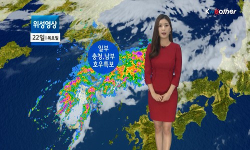 [날씨] 오늘(목) 충청이남 곳곳 호우특보… 남부, 제주 많은 비