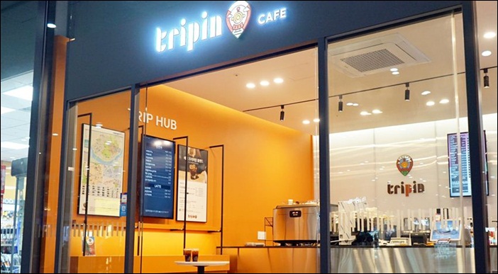 다음달 1일 오픈을 앞두고 있는 카페 '트리핀' 용산역 1호점. / 코레일유통