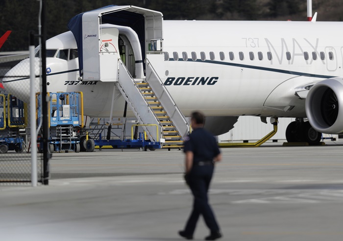 보잉737NG 항공기에서 균열이 발견돼 9대에 대해 운항 중단 조치가 내려졌다. /뉴시스·AP
