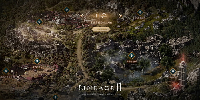 엔씨소프트가 다중접속역할수행게임(MMORPG) 리니지2M의 두 번째 영지 '디온'을 공개했다. /엔씨소프트