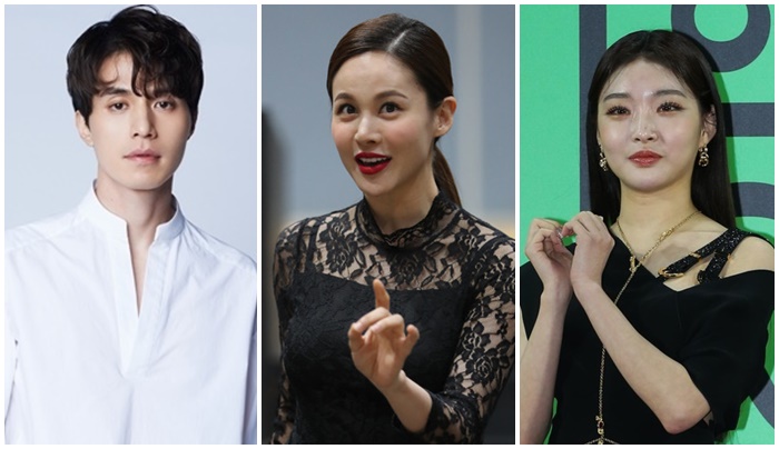 (왼쪽부터) 배우 이동욱과 가수 아이비, 청하가 신천지 관련 루머를 적극 부인했다. /뉴시스