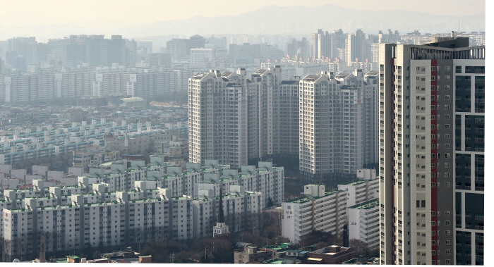 서울의 올 1분기 전세가율이 60%를 소폭 밑도는 것으로 집계됐다./뉴시스