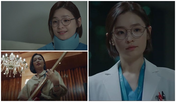 ‘슬기로운 의사생활’에서 송화로 분해 열연을 펼친 전미도. /tvN ‘슬기로운 의사생활’