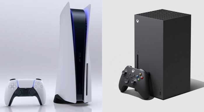 마이크로소프트(MS)의 '엑스박스 시리즈X'(오른쪽)과 소니의 '플레이스테이션5'가 각각 오는 11월 10일, 12일 한국 시장에 정식 출시된다. /각 사