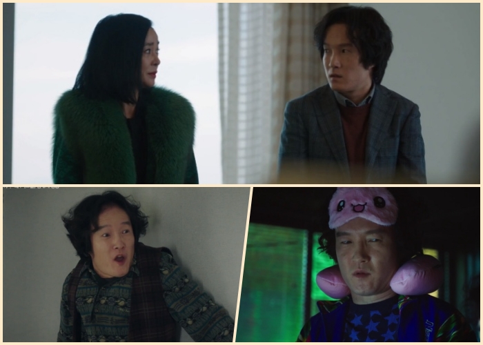 작품 속 코믹 연기로 감초 역할을 톡톡히 해내고 있는 이중옥 / (사진 맨 위부터 시계방향으로) tvN '방법', KBS2TV '좀비탐정', tvN '하이바이, 마마' 방송화면