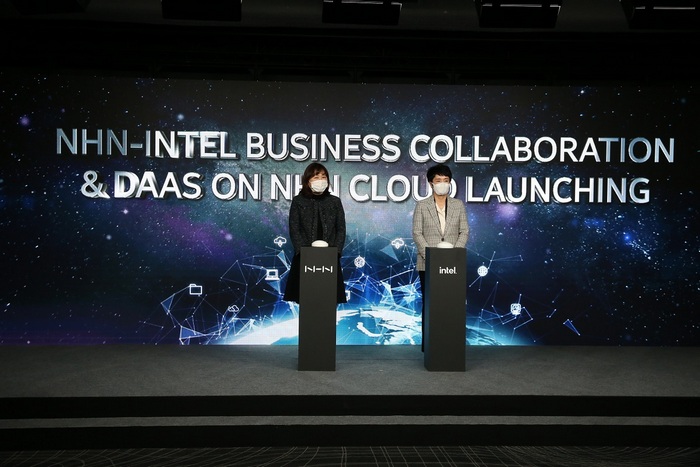 NHN이 글로벌 반도체 기업 인텔과 함께 DaaS 서비스를 선보일 예정이다. 인텔이 보유하고 있는 기술에 NHN의 클라우드 기술, 데이터센터 등을 결합해 시너지를 낸다는 계획이다. /NHN