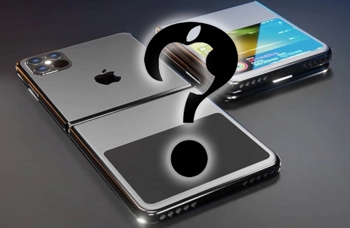 애플이 2023년 폴더블폰을 출시할 것이란 이야기가 나오면서 애플이 어떤 디스플레이 제조사에게 OLED를 공급받을지 관심이 집중된다. 사진은 애플의 폴더블폰 예상도./사진=유튜브 캡처, 편집=박설민 기자