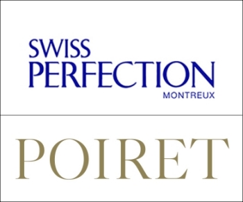 신세계인터내셔날이 화장품 사업 부문 포트폴리오 강화에 나섰다. 사진은 ‘스위스 퍼펙션(SWISS PERFECTION)’ 로고(위)와 ‘뽀아레(POIRET)’ 로고. /신세계인터내셔날