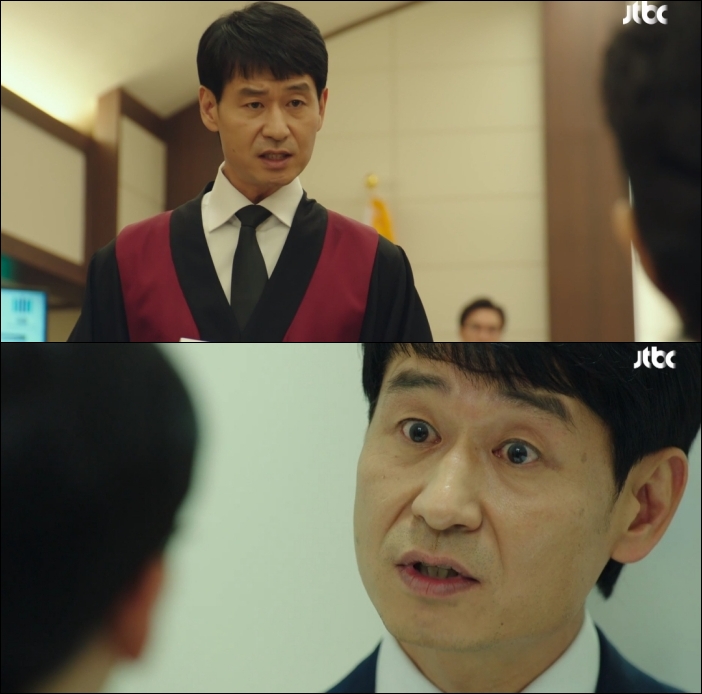 진형우 역으로 열연을 펼치고 있는 박혁권 / JTBC ‘로스쿨’ 방송화면 캡처