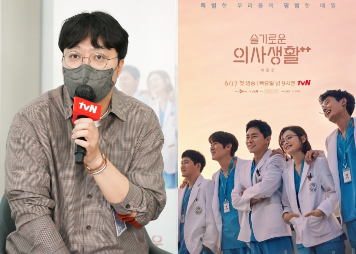 ‘슬기로운 의사생활 시즌2’ 연출을 맡은 신원호 감독(왼쪽) / tvN