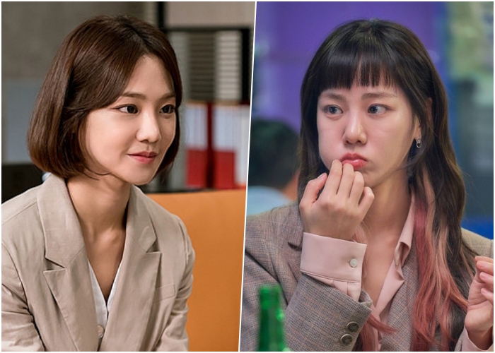 ‘멜로가 체질’(왼쪽)과 ‘꼰대인턴’에서 열연을 펼친 한지은 / JTBC ‘멜로가 체질’, MBC ‘꼰대인턴’
