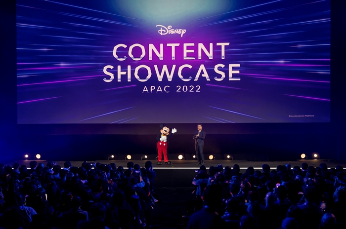 디즈니 콘텐츠 쇼케이스 2022가 싱가포르 마리나 베이 샌즈에서 열렸다.  /월트디즈니 컴퍼니