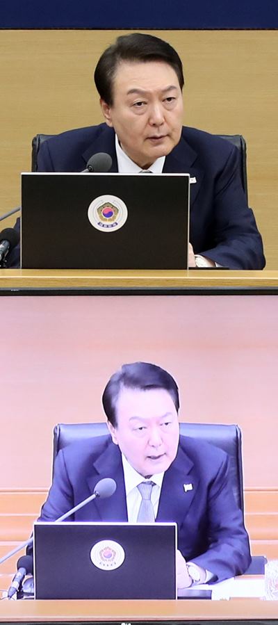 한국갤럽이 10일 공개한 윤석열 대통령의 직무수행 평가 결과, 긍정평가가 32%였고 부정평가는 59%를 기록했다.