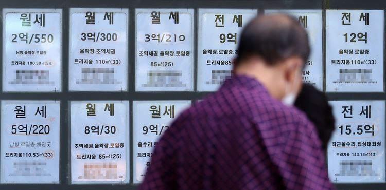 올해 초 서울 아파트 월세 계약 중 소형 아파트가 차지하는 비중이 70% 수준인 것으로 나타났다. / 뉴시스