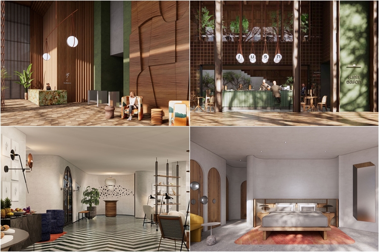 L7 바이 롯데 웨스트 레이크 하노이 호텔은 ‘프렌치 콜로니얼’ 건축양식으로 설계했으며, 객실 인테리어는 자연 친화적인 콘셉트로 구성했다. 호텔 전 객실은 테라스를 갖추고 있다. / 롯데호텔앤리조트