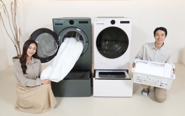 컨슈머리포트가 발표한  ‘최고 및 최악의 드럼세탁기 평가’에 따르면 LG전자 드럼세탁기 모델들은 1위(87점)부터 4위(85점)까지 상위권을 차지했다./ LG전자