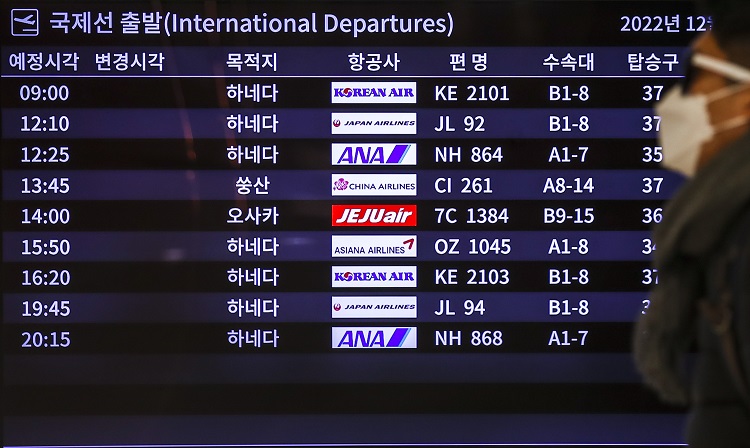 대한항공과 아시아나항공 기업결합심사가 진행 중인 가운데 김포∼하네다 노선 독점 지적이 제기된다. / 뉴시스
