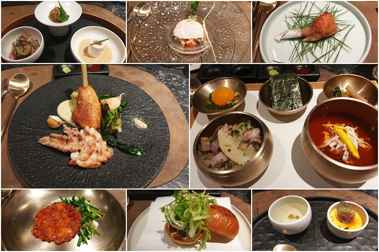 교촌필방 오마카세에서는 8가지 코스요리, 총 10가지 음식을 맛볼 수 있다. / 사진=연미선 기자