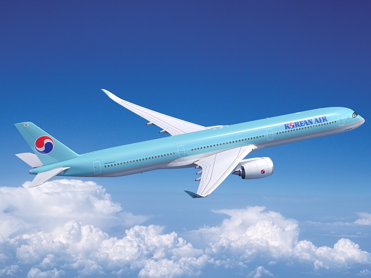 대한항공이 에어버스의 차세대 항공기 A350 계열 기재를 총 33대 도입할 계획이다. 사진은 대한항공이 도입 예정인 A350-1000. / 대한항공