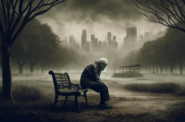 한국과학기술원(KAIST)은 문술미래전략대학원 김승겸 교수 연구팀이 고령화 현상과 기후변화 적응 간의 상호작용을 세계 최초로 규명했다고 9일 밝혔다./ 생성형 AI를 활용해 제작한 이미지