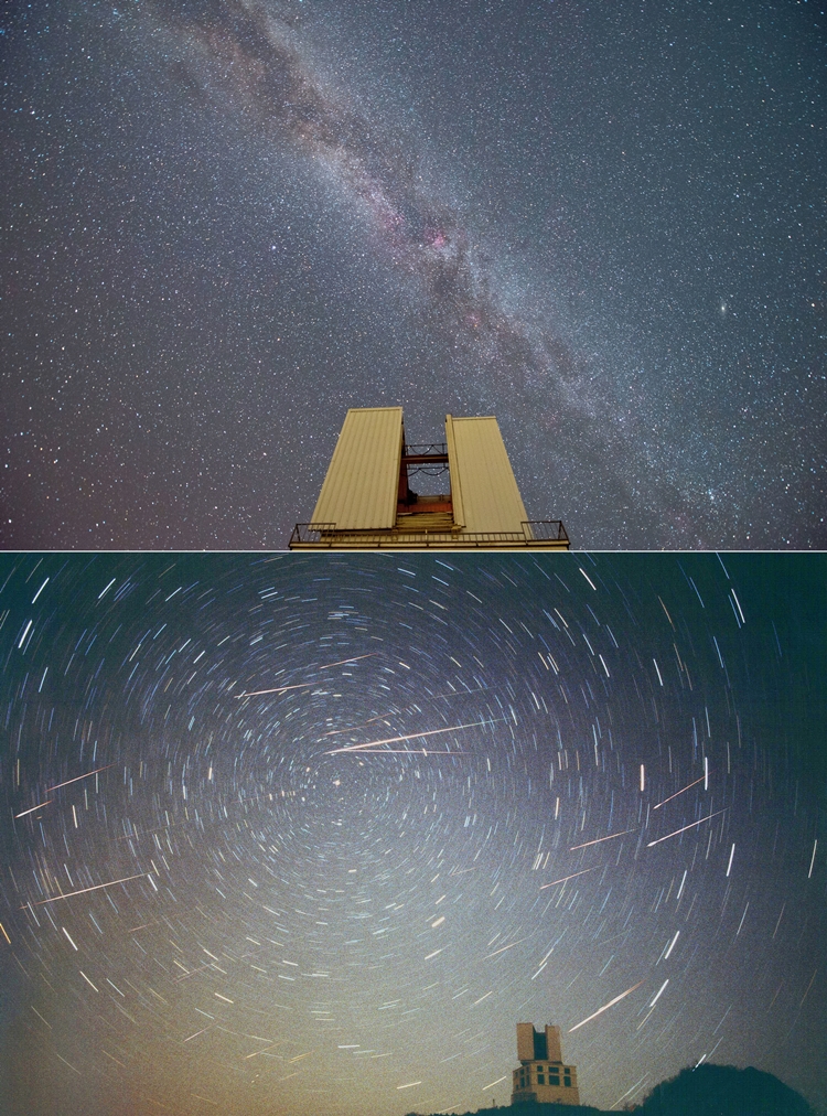 보현산천문대에서 촬영한 밤하늘의 모습./ 사진=전영범 한국천문연구원 책임연구원 촬영