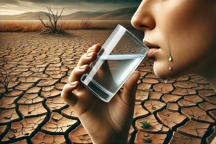 ‘쓸모 있는 물’이 부족해지고 있다. 환경오염, 기후변화, 인구 증가 등 여러 요인 때문이다. 이에 글로벌 연구기관과 기업들에서는 물 부족 사태에 대비하기 위한 대응책 마련 필요성이 제기되고 있다./ 생성형 AI를 활용해 제작한 이미지