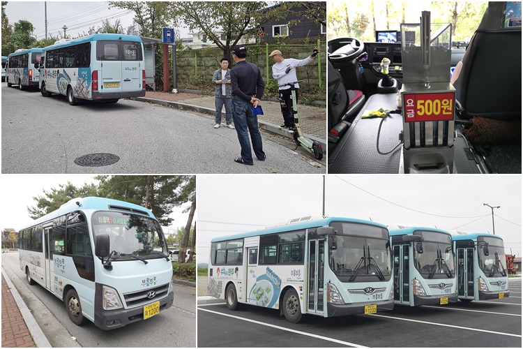 완주군은 2021년 6월부터 마을버스 공영제를 실시하고 있다. 공영제 실시 당시 지역에서 발생했던 버스 결행과 무정차 등의 문제를 해결함과 동시에 군이 독자적인 버스노선을 확보해 군민 수요에 맞춰 마을버스를 운행하기 위한 목적이었다. 공영제 도입 이후 순차적으로 노선이 확대됐으며, 특히 군민들은 일반·학생·현금·카드 구분 없이 500원으로 마을버스를 이용할 수 있다. / 사진=시사위크