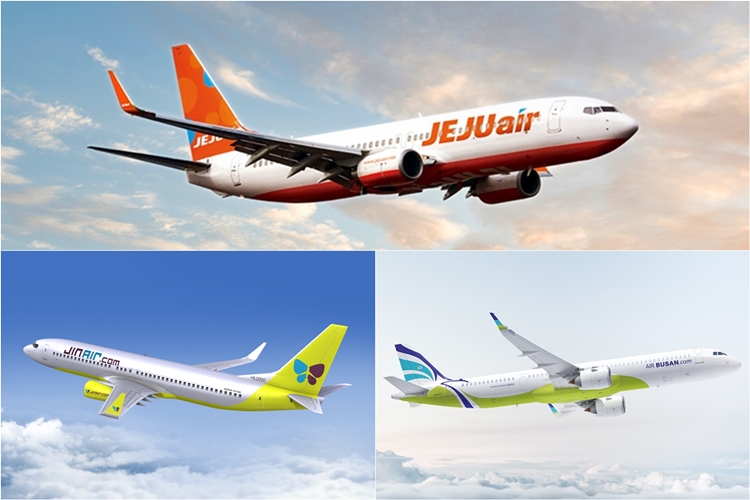 국적 LCC 제주항공과 진에어, 에어부산 3사가 올 3분기 역대 3분기 가운데 최고 매출을 경신했다. LCC들의 이번 3분기 역대급 매출 달성 배경에는 일본과 동북아, 동남아 주요 노선 이용객 증가가 주효했던 것으로 분석된다. / 제주항공·진에어·에어부산