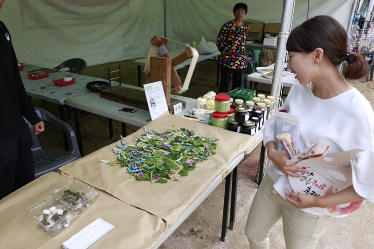 우리는 귀농 초기 지역축제에 참가했지만, 저조한 판매로 아쉬움을 남긴 적이 있다. / 청양=박우주