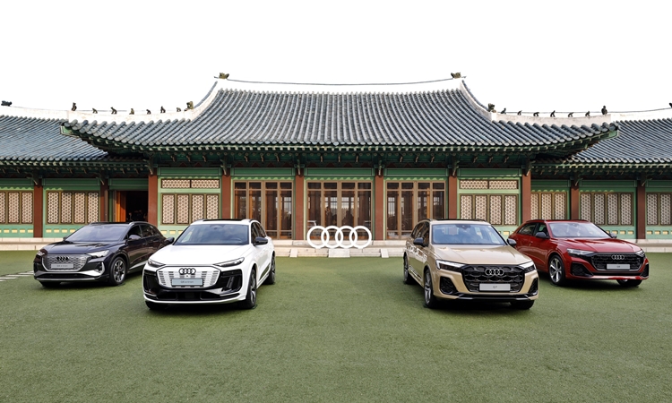 아우디코리아는 올해 판매량 증대 및 딜러사들과 동반 성장을 위해 다양한 신차를 투입할 계획이다. 사진은 아우디 주요 SUV 모델로, 왼쪽부터 Q4 e-트론, Q6 e-트론, Q7, Q8. / 아우디코리아