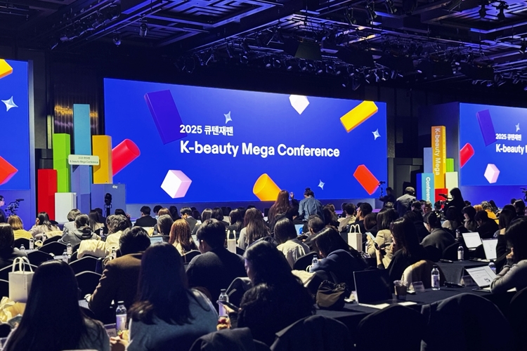 큐텐재팬을 운영하는 이베이재팬이 14일 ‘2025 큐텐재팬 K뷰티 메가 컨퍼런스’를 개최하고 새로운 경영 방침을 발표했다. / 사진=연미선 기자