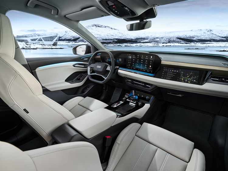 더 뉴 아우디 Q6 e-트론 실내. / 아우디 코리아