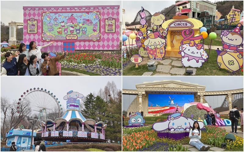 에버랜드가 산리오캐릭터즈와의 두 번째 협업을 맞아 콘텐츠를 확대했다. / 사진=홍서연 인턴기자