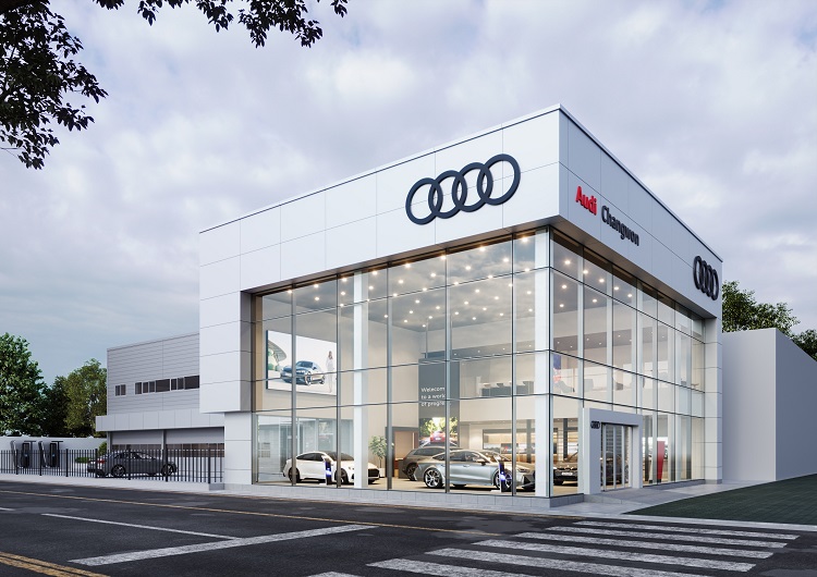 아우디 코리아가 부산·울산·경남 지역 공식 딜러사로 아이언오토를, 제주 지역 공식 딜러사로 고진모터스를 선정했다. 사진은 아우디 창원 전시장. / 아우디코리아