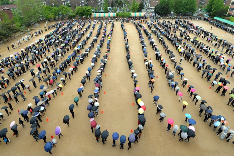 11년 전 세월호 참사 당시 합동분향소를 찾은 시민들이 긴 행렬을 이루고 있는 모습이다. 세월호 참사는 생존자와 유가족 뿐 아니라 온 국민에게 큰 충격과 슬픔, 분노를 안겨줬다. / 뉴시스