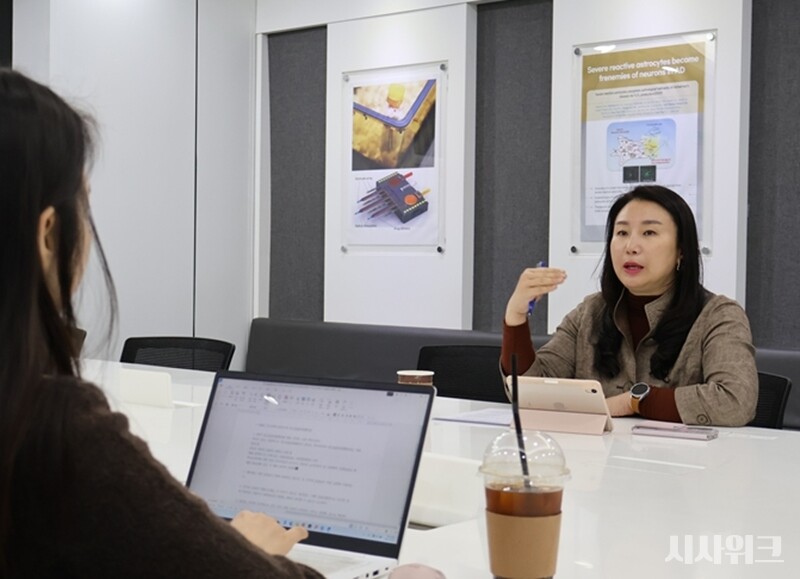 임혜인 센터장은 “실험동물들을 실험에 쓰고 버리는 도구라고 생각하는 것이 아닌, 24시간 실험을 함께하는 파트너라 생각해야 한다”고 강조했다./ 사진=안혜림·홍서연 인턴기자