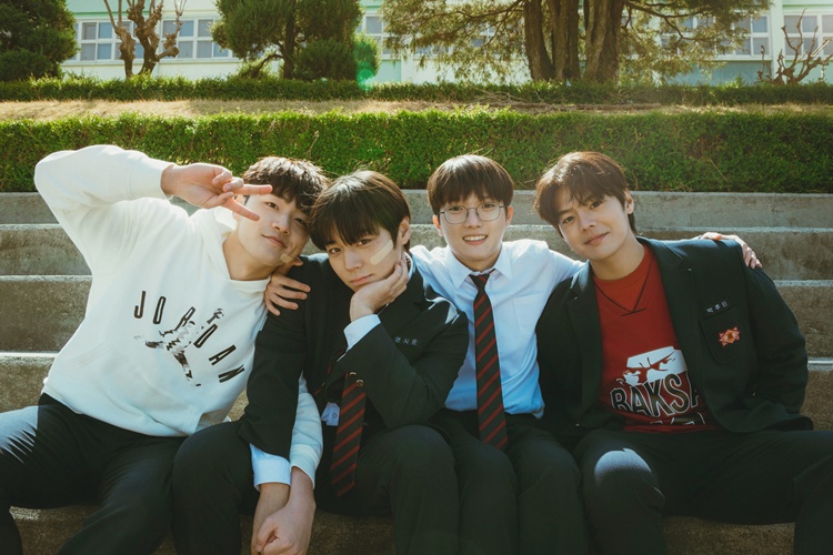 훈훈한 케미스트리를 보여준 (왼쪽부터) 이민재·박지훈·최민영·려운. / 넷플릭스