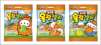 팔도가 신제품 몰랑 과수원 젤리를 출시했다. / 팔도