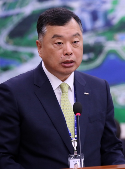 유병태 HUG 사장이 이번 공공기관경영평가에서 어떤 평가를 받을지 주목된다. / 뉴시스