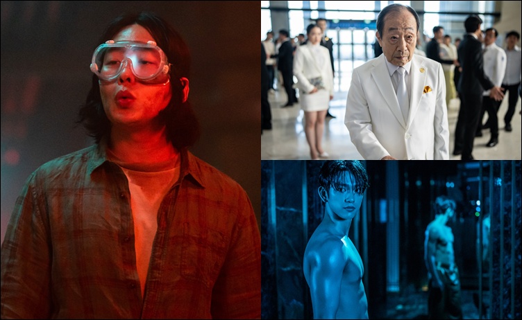 완벽한 캐릭터 소화력을 보여준 안재홍(왼쪽)과 신구(오른쪽 위), 박진영. / NEW
