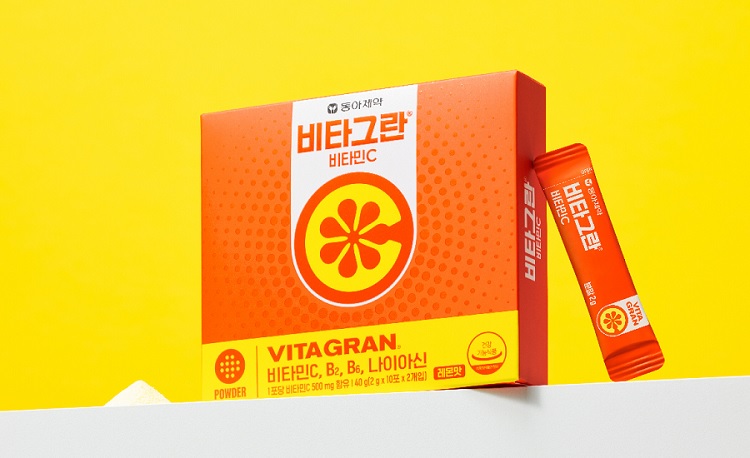 동아제약 비타민C 전문 브랜드 비타그란이 ‘비타그란 비타민C 분말’을 리뉴얼 출시했다. / 동아제약