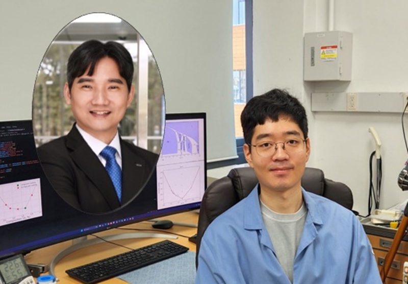한국과학기술원(KAIST)은 홍승범 신소재공학과 교수팀이 ‘밀도범함수이론(DFT) 기반의 형성에너지 데이터’를 활용해 합금이 녹을 때 성분이 유지되는지를 예측하는 고정확도 머신러닝 모델 개발에 성공했다고 14일 밝혔다. (왼쪽부터) KAIST 신소재공학과 홍승범 교수, 최영우 박사과정./ KAIST