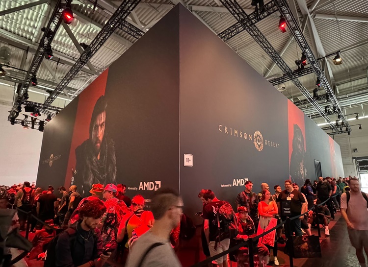 게임스컴2025가 현지시간 오는 8월 20일부터 24일까지 독일 퀼른에서 열린다. 사진은 지난해 게임스컴2024 펄어비스 부스. / 펄어비스